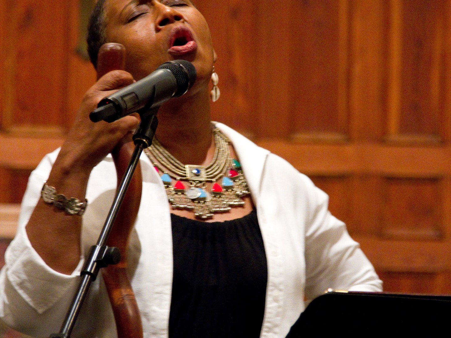 Lady singing